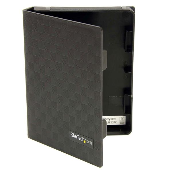 2.5in Anti-Static Hard Drive Protector Case - Black (3pk)