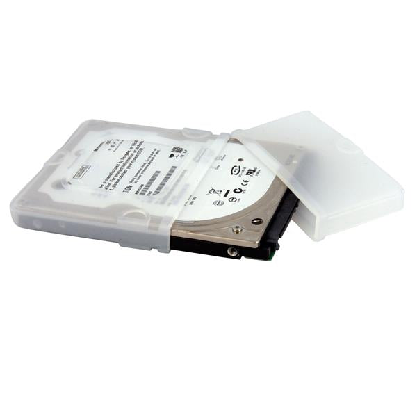 2.5-Inch Silicone Hard Drive Protector Sleeve with Connector Cap - Shockproof & Ventilated