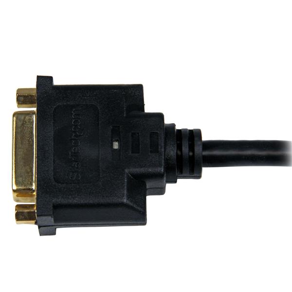 20cm HDMI to DVI-D adapter cable, HDMI male to DVI female, perfect for seamless video connections and setup flexibility.
