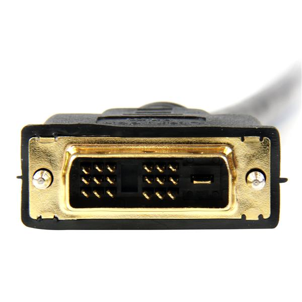 1m HDMI to DVI-D male cable for high-quality video connections between DVI-D devices and HDMI displays.