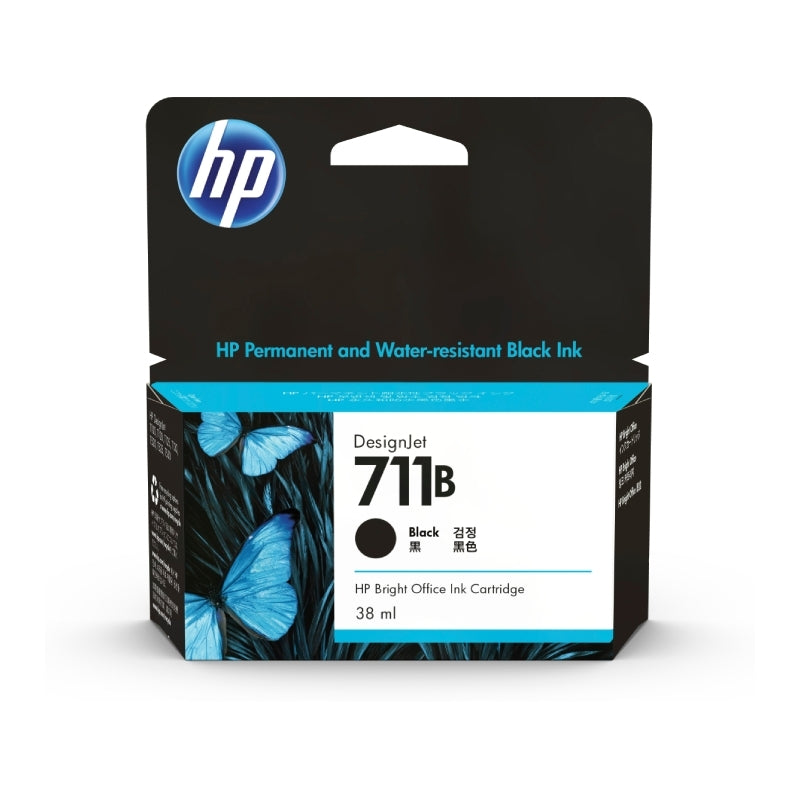 HP 711 38ml Blk InkCartridge3WX00A