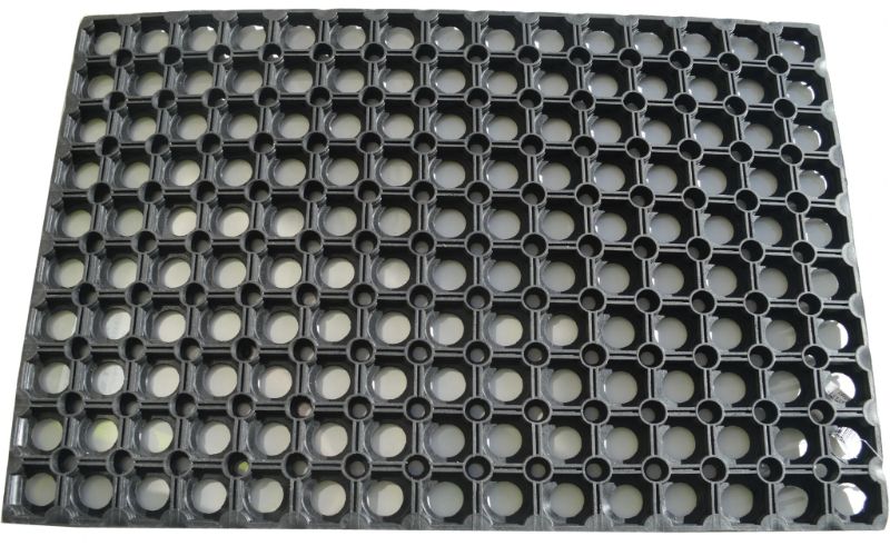 Door Mat - Large Rubber Hollow Rings (1000mm x 500mm) (SMARTFOX)