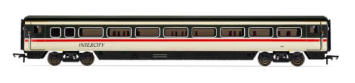 Hornby BR Mk4 Standard Coach E model, showcasing sleek design and authentic detailing for collectors and enthusiasts.