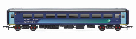 Hornby Trains DRS Mk2E Standard Open 5787 model in blue and grey livery, detailed for collectors and railway enthusiasts.