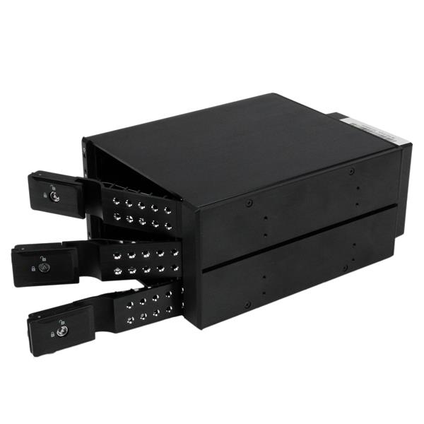 3 Bay 3.5" SATA/SAS HDD Trayless Mobile Rack Backplane with Fan - Hot-Swap Drive Solution