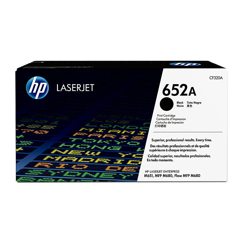 HP 652A Blk Ton CartridgeCF320A