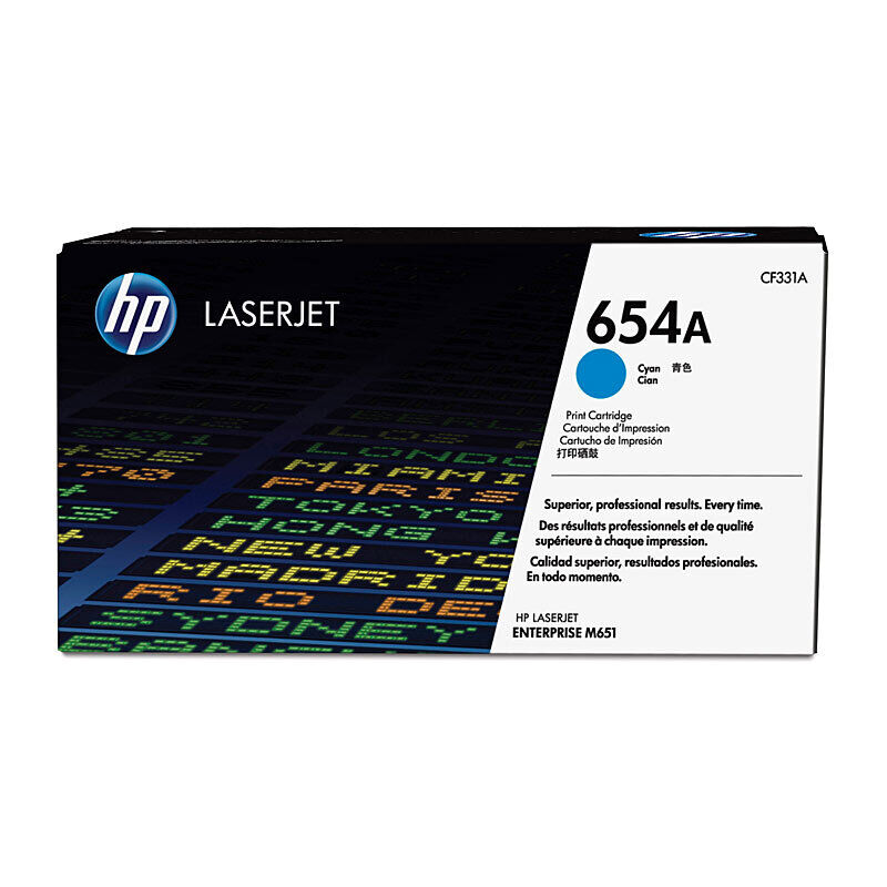 HP 654A Cyan LasJet Ton CF331A