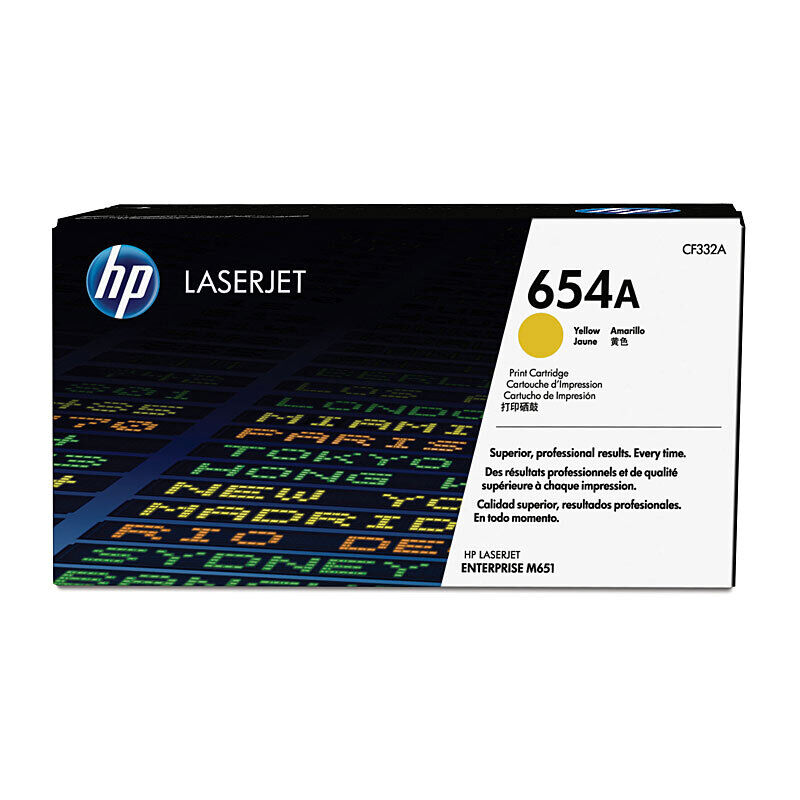 HP LasJet 654A YellCartridgeCF332A
