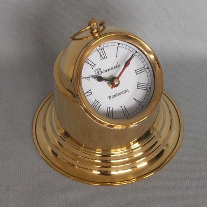 Clock - Brass Binacle (10cm)