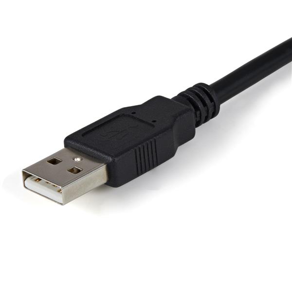2 Port USB to RS232 Serial Adapter Cable with FTDI Chipset & COM Retention - Multi OS Compatible