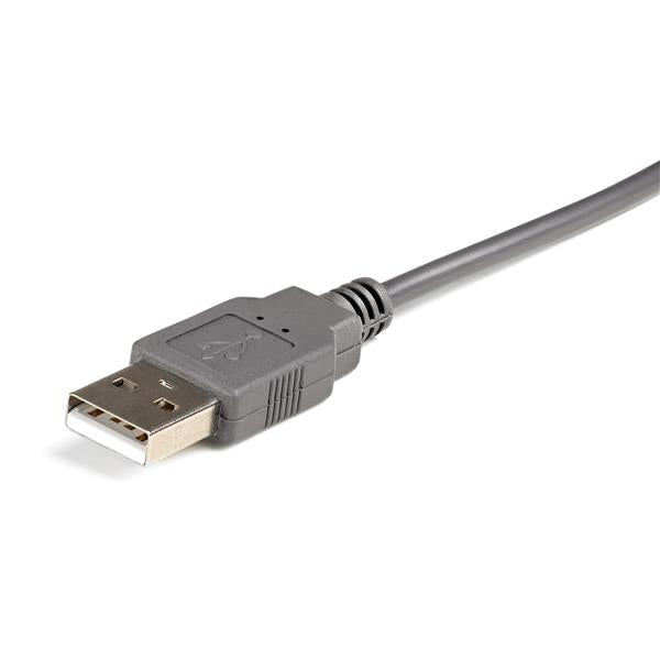 USB to RS232 DB9/DB25 Serial Adapter Cable for connecting legacy devices to modern computers with 3-foot integrated cable.
