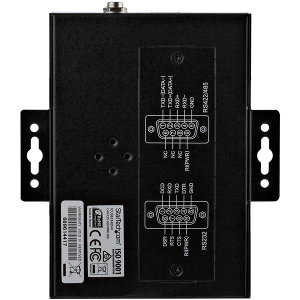 4-Port USB to Serial Hub Adapter for expanding COM ports, supporting RS232/RS485/RS422 in a rugged design.