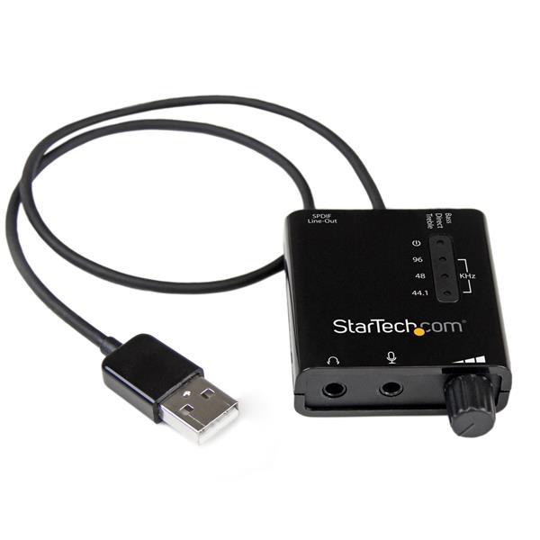 High-Quality USB Stereo Audio Adapter with SPDIF Output & 5.1 Surround Sound Capability