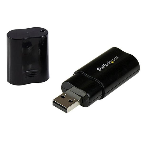 USB Stereo Audio Adapter from Smartfox AU, connects headsets & mics via USB for clear sound, easy plug-and-play.