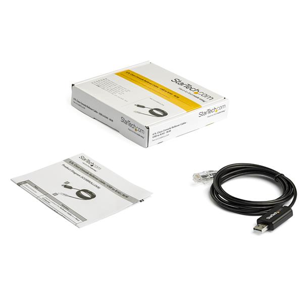 1.8m Cisco USB Console Cable for seamless USB to RJ45 connectivity with routers, servers, and switches.