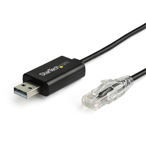 1.8m Cisco USB Console Cable for seamless USB to RJ45 connectivity, compatible with various network devices.