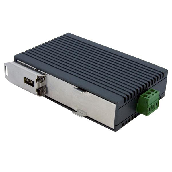 5-Port Industrial Ethernet Switch with IP30 housing, DIN rail mount, and 10/100 Mbps for reliable networking in harsh environments.