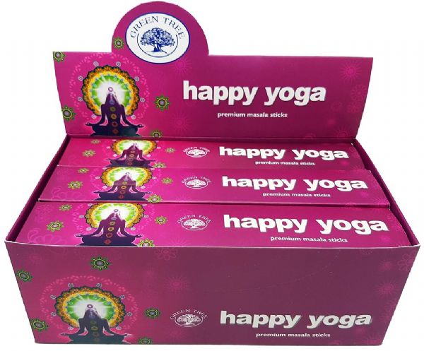Incense - Green Tree Happy Yoga 15gm