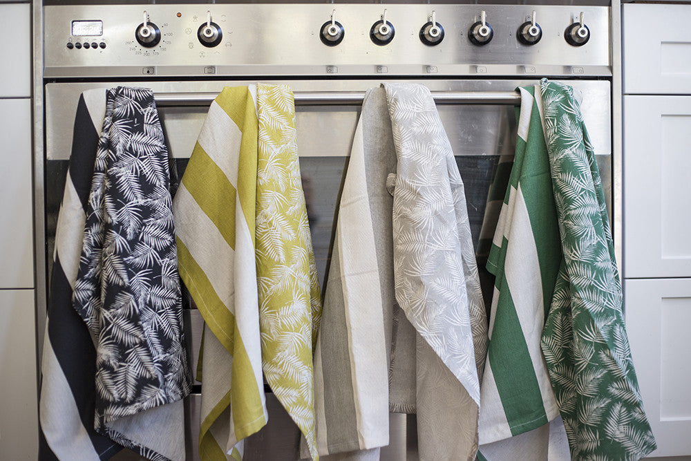Tea Towels - Palm Amazon Green (Set of 2) - Raine & Humble
