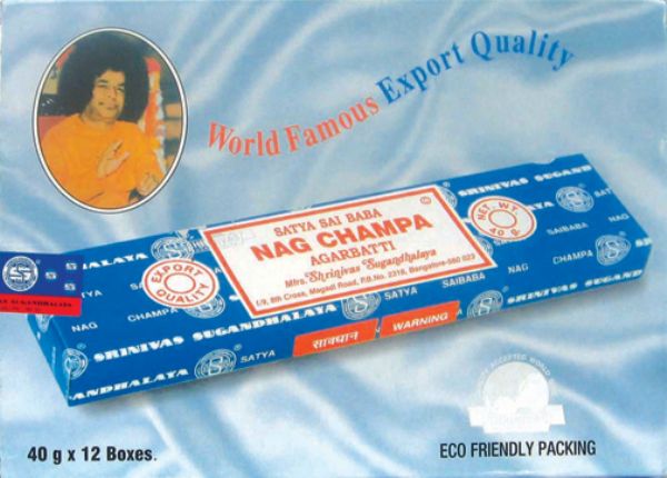 Incense - Satya 40gm Nag Champa