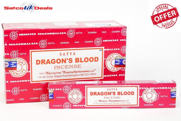 Incense - Satya Dragons Blood 15gm x 12 Packets