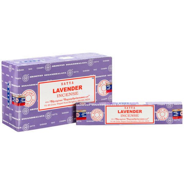Incense - Satya Lavender 15gm x 12 Packets