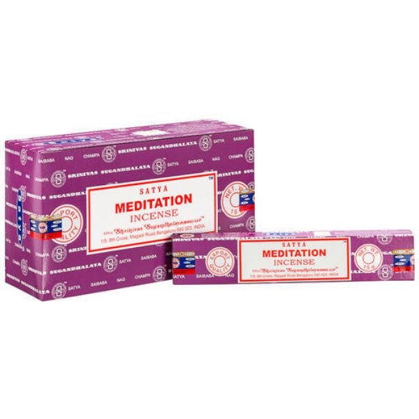 Incense - Satya Meditation 15gm x 12 Packets