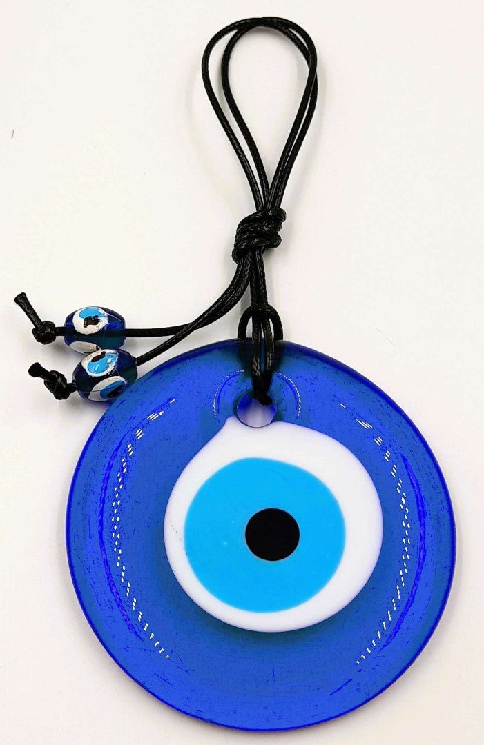 Wall Hanging - Turkish Glass Evil Eye 7cm (Set of 5)