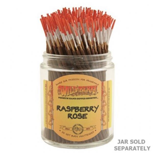 Wild Berry Raspberry Rose Shorties Incense - Bundle of 100
