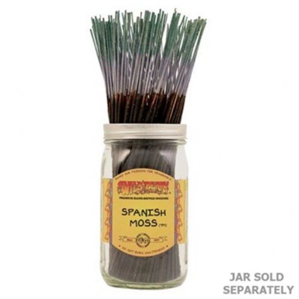 Wild Berry Spanish Moss 11 inch Incense - Bundle of 100