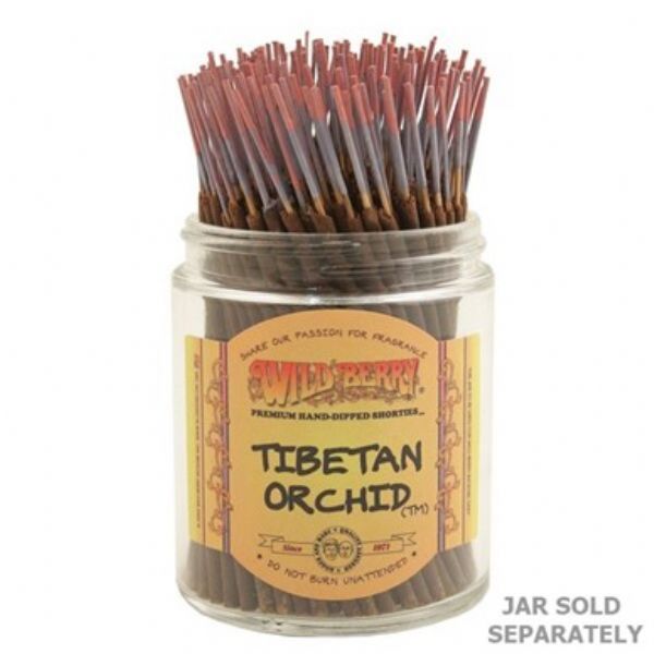 Wild Berry Tibetan Orchid Shorties Incense - Bundle of 100