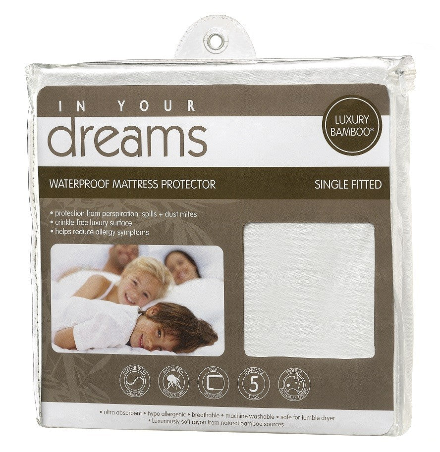 Single Mattress Protector - In Your Dreams Bamboo