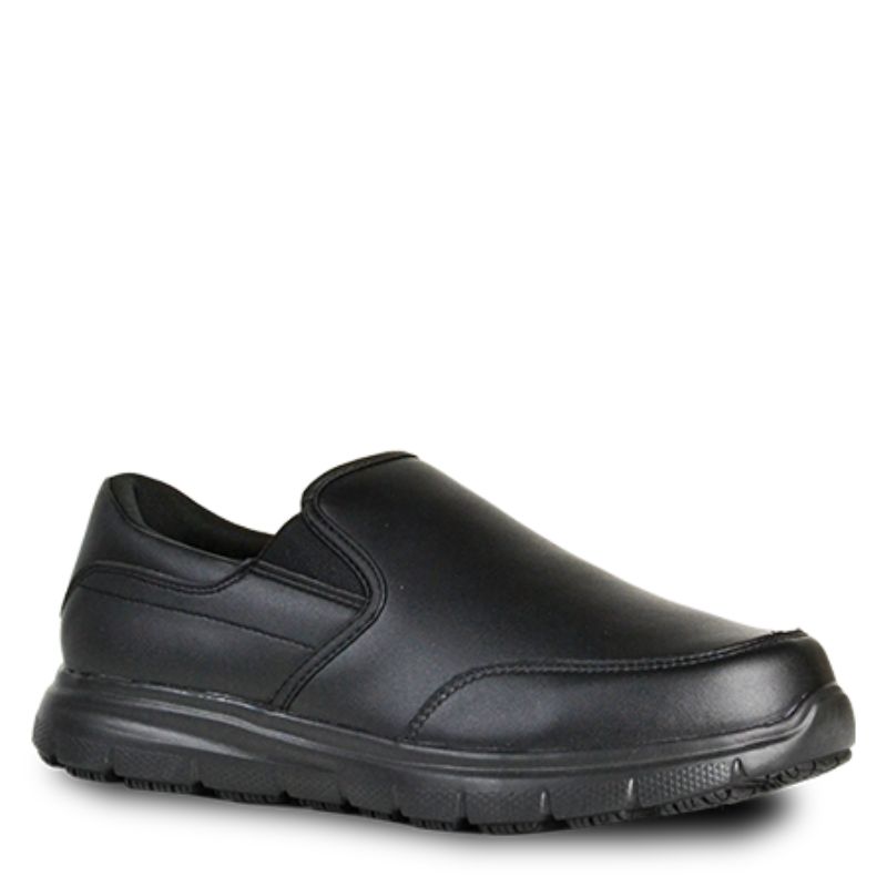 Slip on Jogger - Bata Ice Slip Resistant Black (Size UK 9)