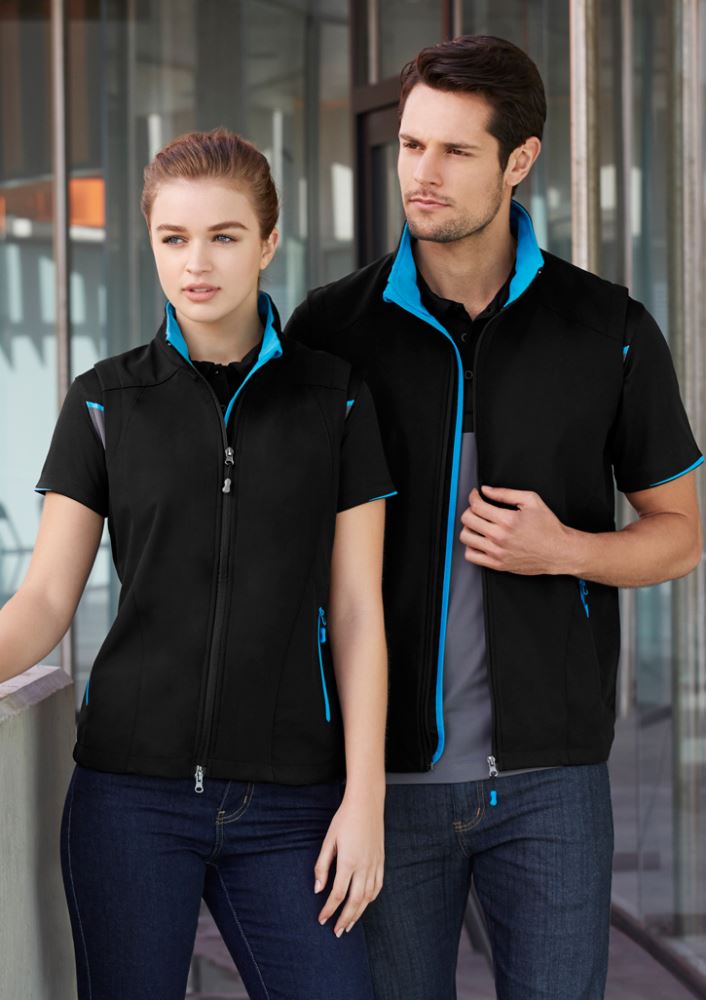 Mens Geneva Vest - Black/Graphite - Size 3XL - Biz Collection