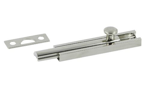 76mm Socket Bolt Concealed Fixings - Solid Brass - Satin Nickel Plated