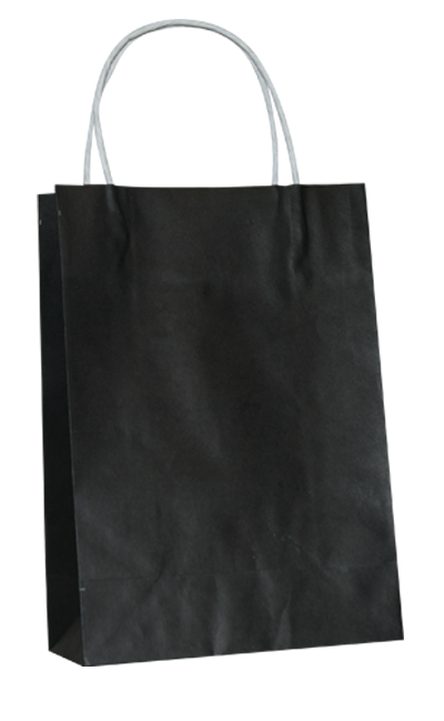Paper Carry Bag BLACK - (250 Bags)