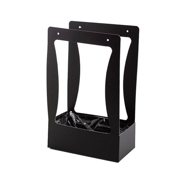Flower Carry Box 22x11.5x35.5cm Black Pack 5