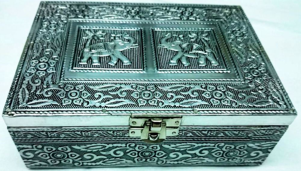 Jewellery Box / Trinket Box - Elephants