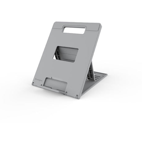 Kensington Easy Riser Go 14" Laptop Stand with ergonomic design, adjustable height, and foldable structure for better posture.