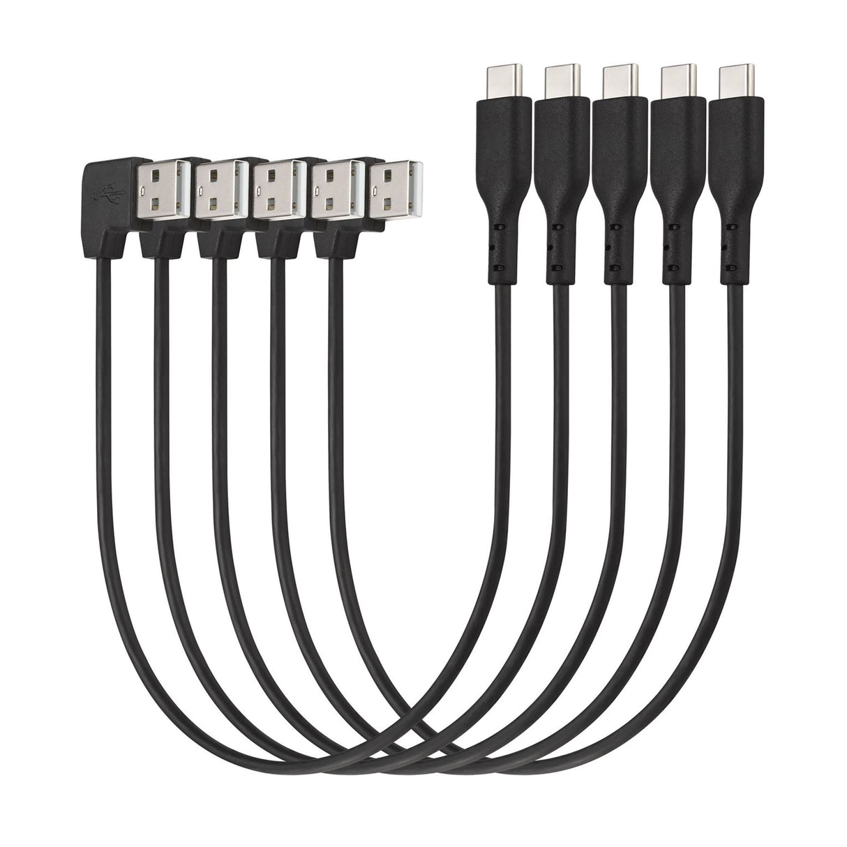 USB-A to USB-C charging cable designed for Kensington Charge & Sync Cabinet, supports 5Gbps speeds and 3A power output.