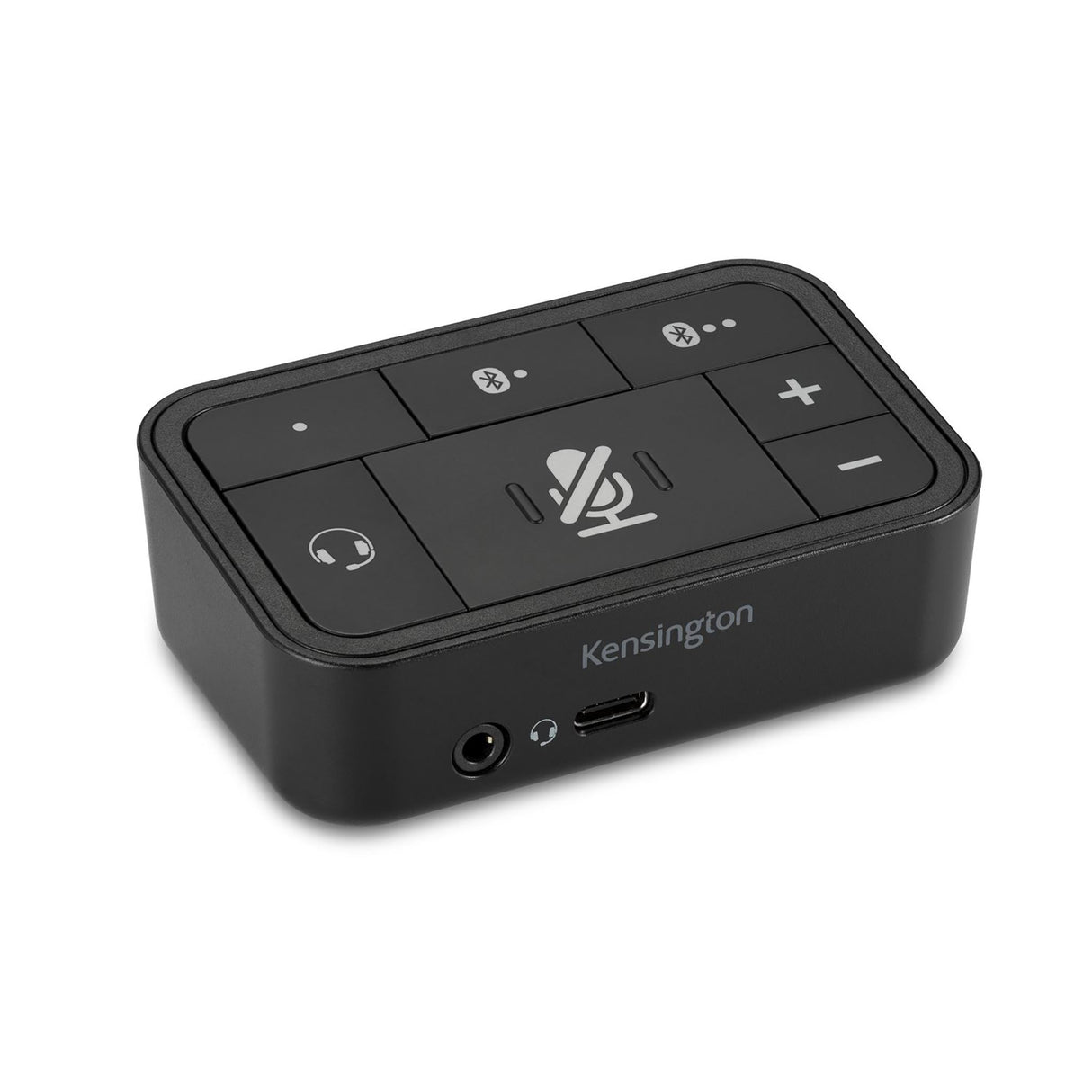 Kensington Universal 3-In-1 Pro Audio Headset Switch for seamless audio connectivity across multiple devices.