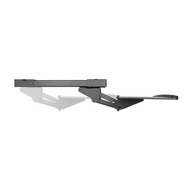 Ergonomic Under-Desk Adjustable Keyboard Tray with Wrist Rest for Comfortable Workspace