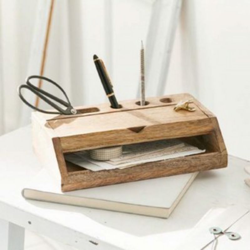 ORGANISER - WOODEN (25cm)