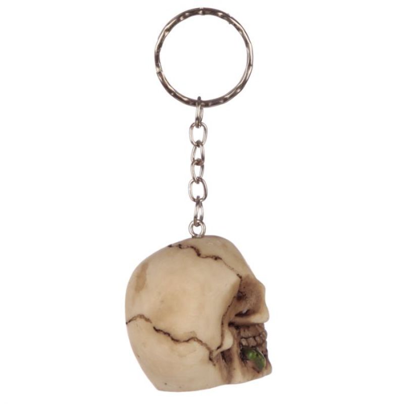 Keyring - Skulls and Roses Skull (Set of 24 Assorted)