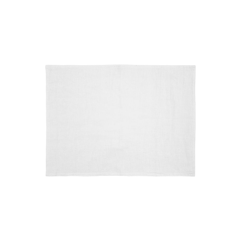 Linen Placemat 33x45cm Ivory- Bambury