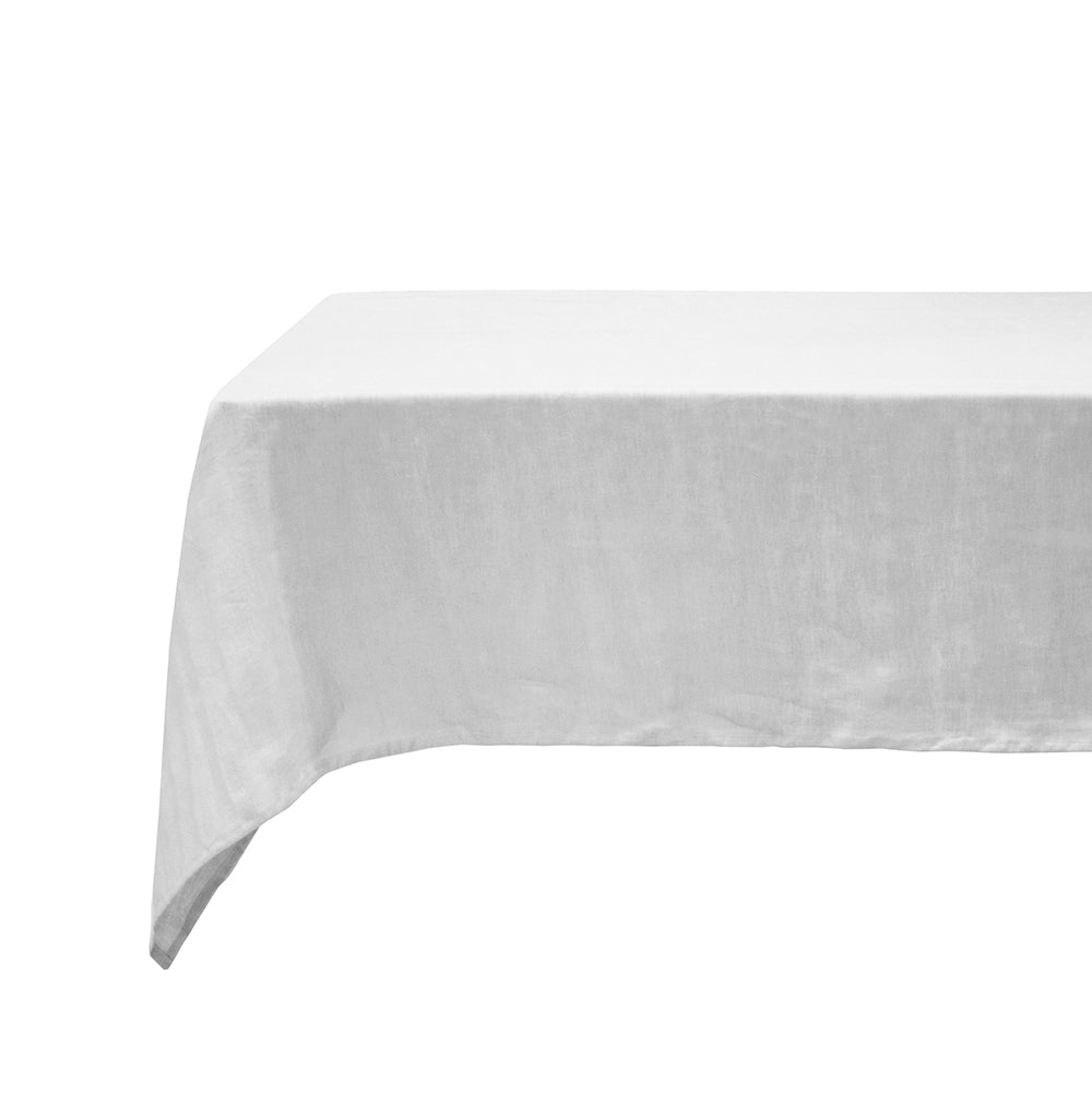 Linen Tablecloth 150x275cm Silver- Bambury