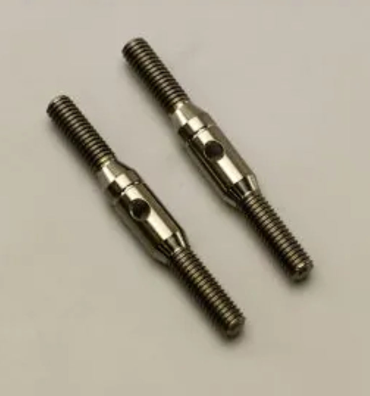 Kyosho Titanium Rod Set 30mm (2), lightweight and durable upgrade for precision RC car performance.