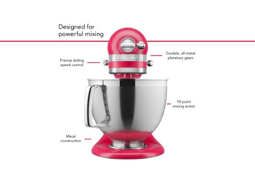 KitchenAid Mixer - Artisan Tilt Head Mixer 5KSM195PSAHI (Hibiscus)