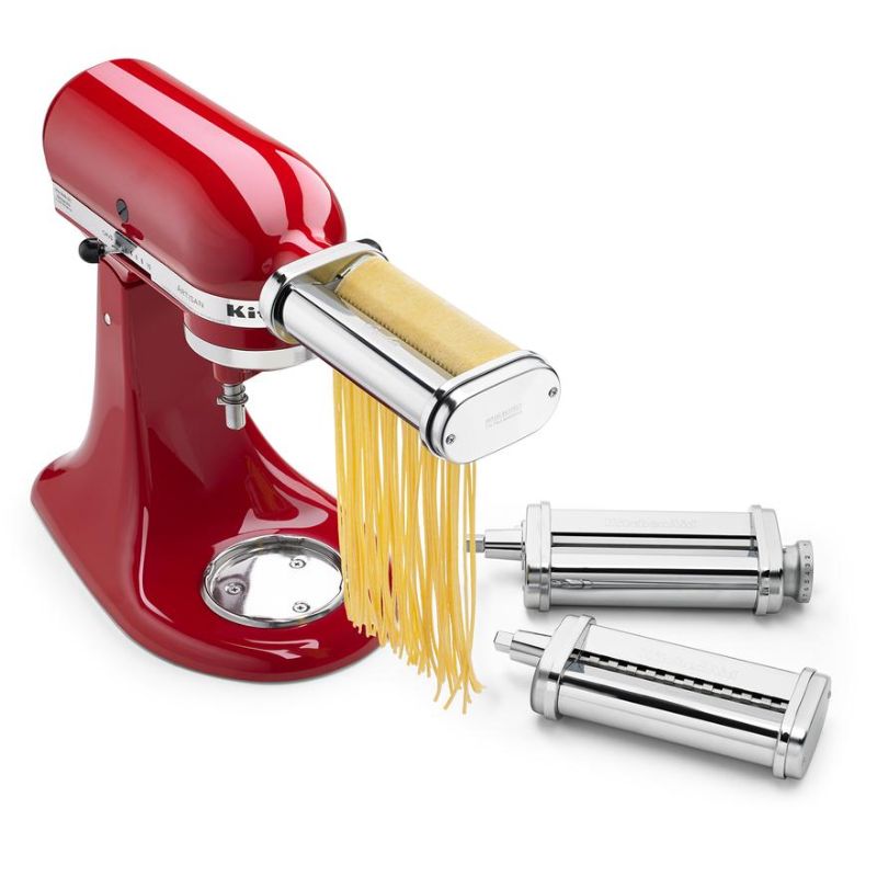 KitchenAid - 3 Piece Pasta Roller and Cutter Attachment (KSMPRA)
