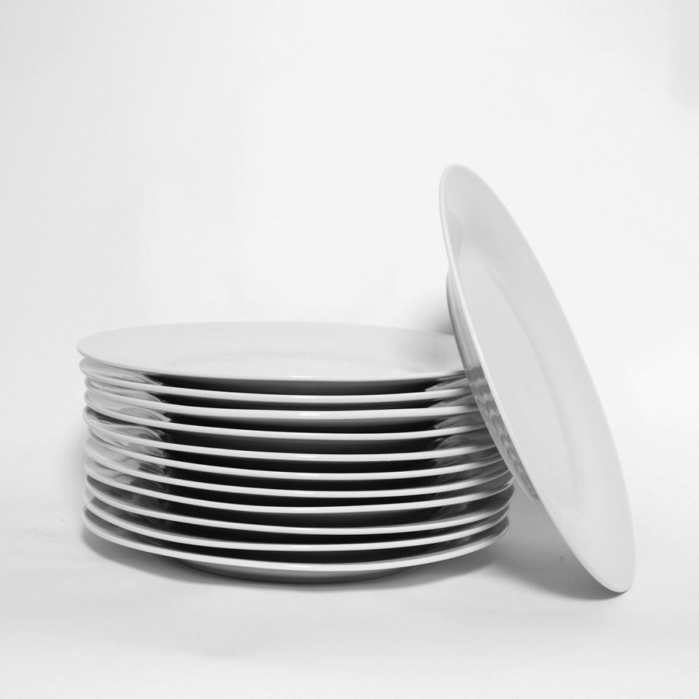 Porcelain Dinner Plate - Cutler (25cm)